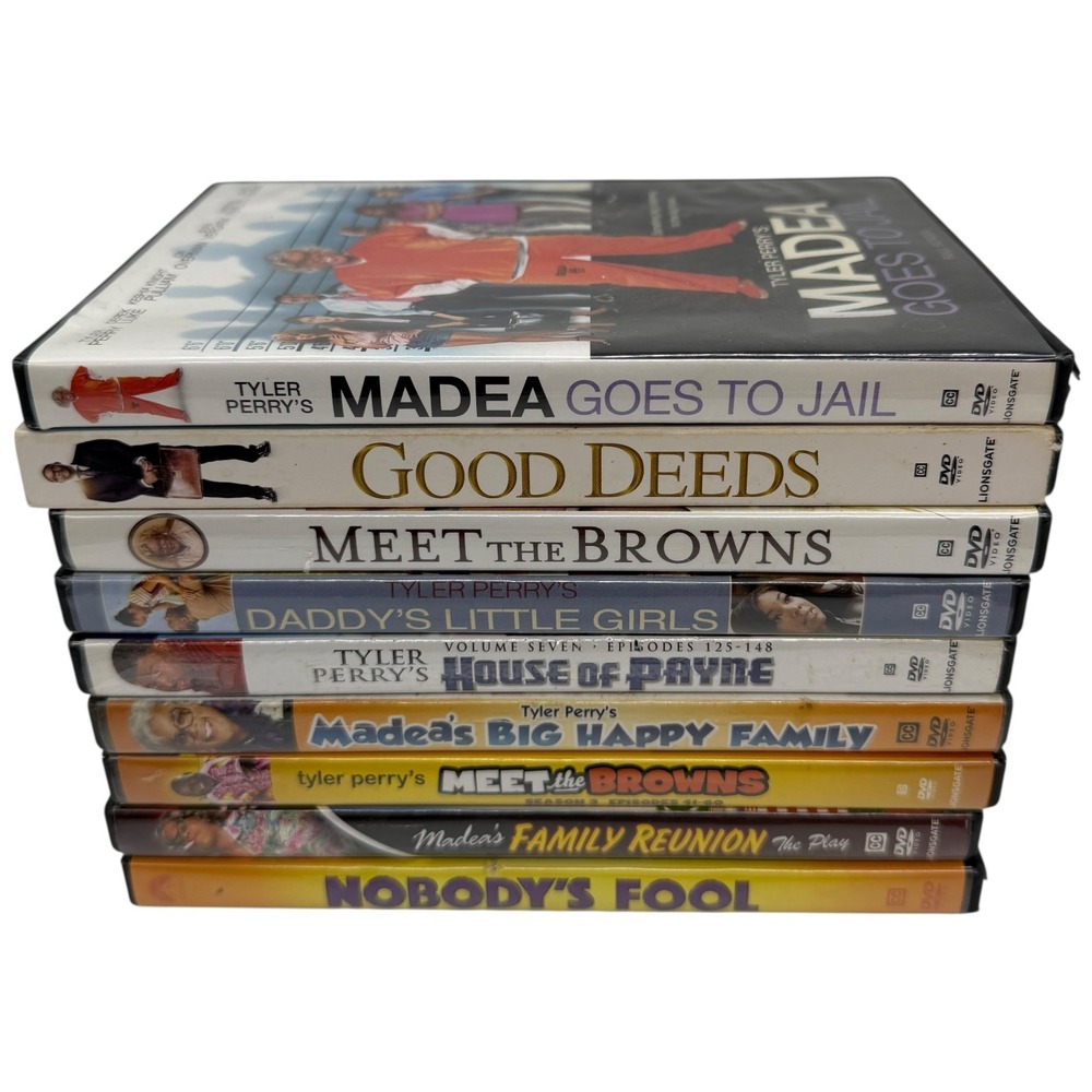 Tyler Perry DVD Lot Madea House of Payne Good Deeds Daddy's Little Girls